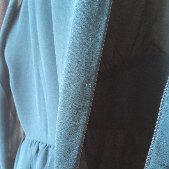 Teal dress size Large forever 21 - Picture 3 of 10